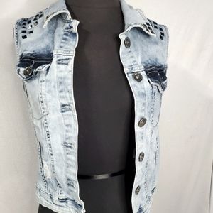 Vintage Jean Jacket with jewels